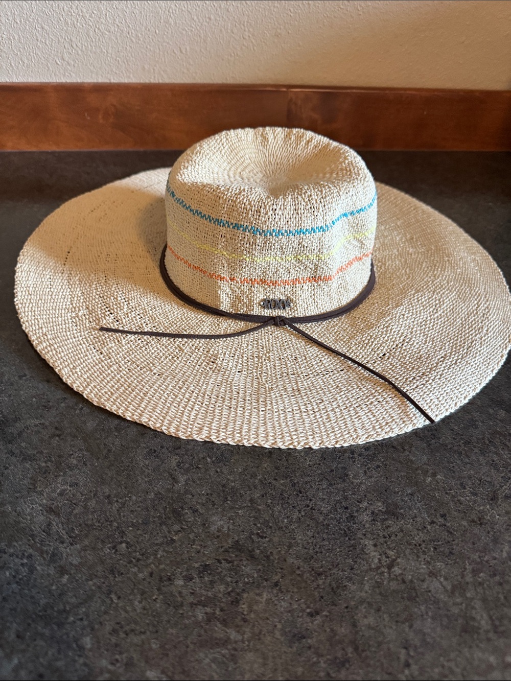 Roxy Natural Straw Sun Hat